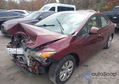 2012 Honda Civic Lx from USA, damaged, VIN 2HGFB2F55CH579992